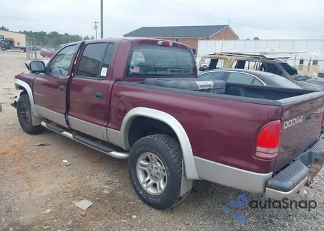 2002 Dodge Dakota Slt z USA, uszkodzony, nr VIN 1B7HG48N72S534240